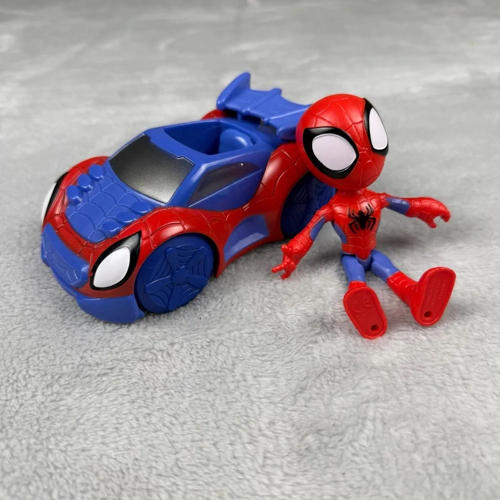 Marvel Spidey And His Amazing Friends Web Crawler Car  W/ Spider Man Figure 2021